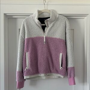 Burton Pink & White Sherpa Pullover